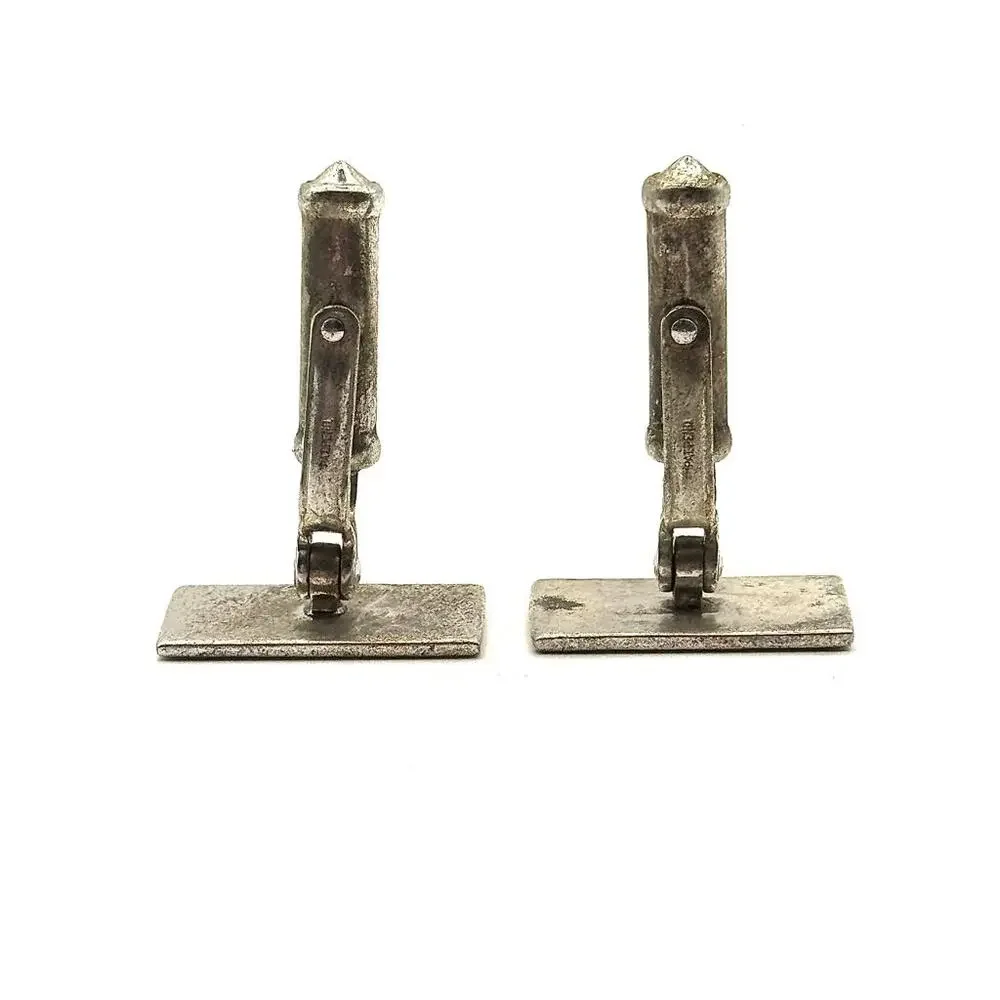 Late 1950s Sterling Silver Cuff Links ACW Cufflinks